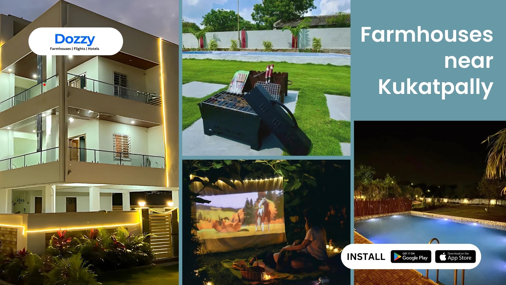 Private Farmhouse for Rent Near Kukatpally